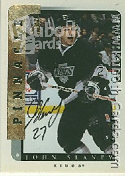 NHL 1996 / 97 Be A Player Autographs - No 100 - John Slaney