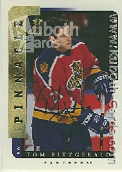 NHL 1996 / 97 Be A Player Autographs - No 4 - Tom Fitzgerald