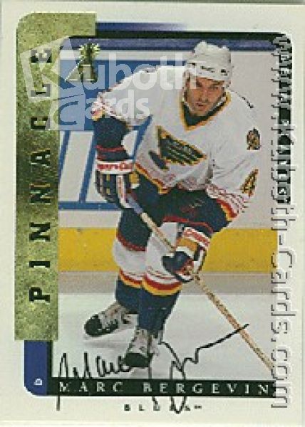 NHL 1996/97 Be A Player Autographs - No 85 - Marc Bergevin