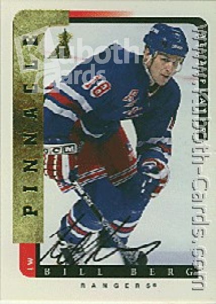 NHL 1996/97 Be A Player Autographs - No 84 - Bill Berg