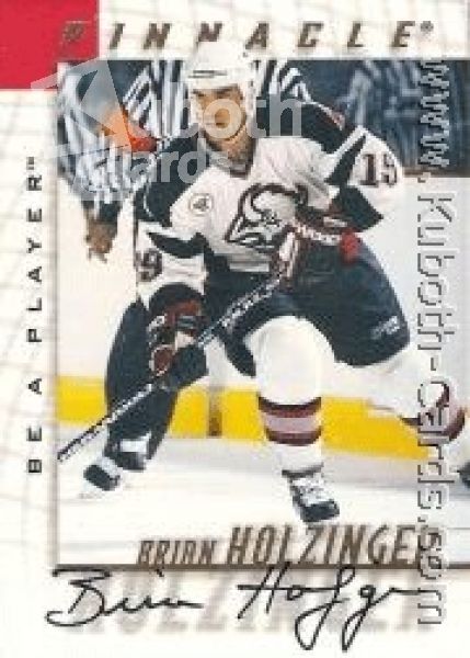 NHL 1997 / 98 Be A Player Autographs - No 34 - Brian Holzinger