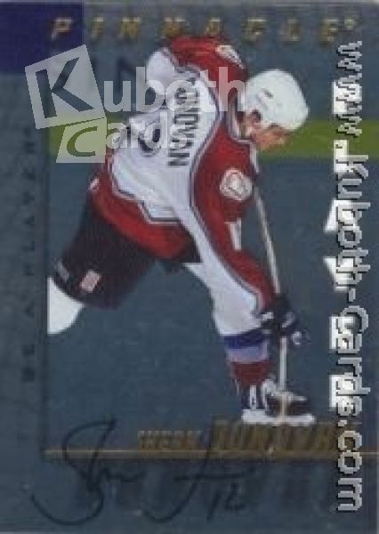 NHL 1997 / 98 Be A Player Autographs Die-Cut - No 142 - Shean Donovan