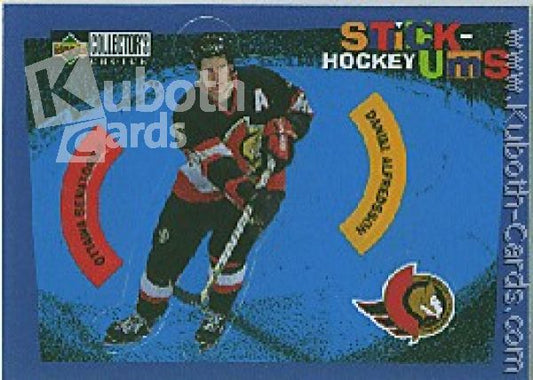 NHL 1997 / 98 Collector's Choice Stick' Ums - No S11 - Daniel Alfredsson