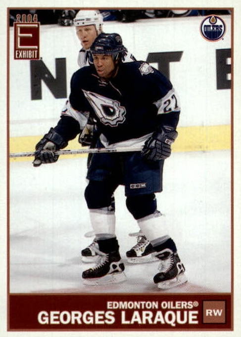 NHL 2003-04 Pacific Exhibit - No 59 - Georges Laraque