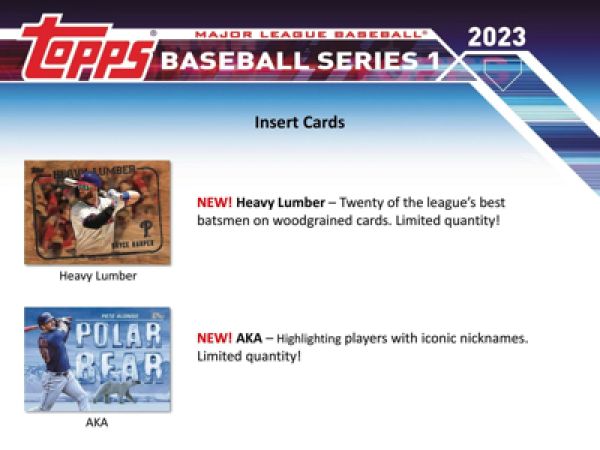 MLB 2023 Upper Deck Series 1 Retail - Box