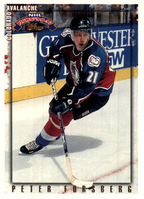 NHL 1996 / 97 Topps Picks - No 5 - Peter Forsberg