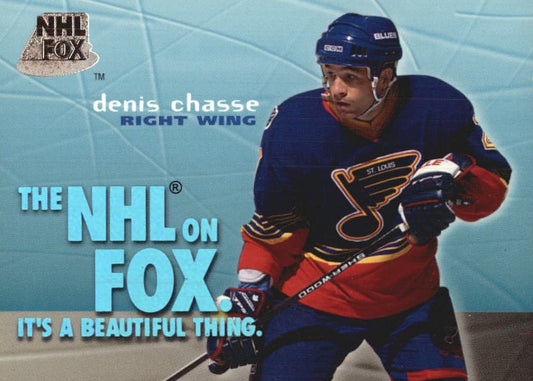NHL 1995 / 96 SkyBox Impact NHL on Fox - No 5 of 18 - Denis Chasse