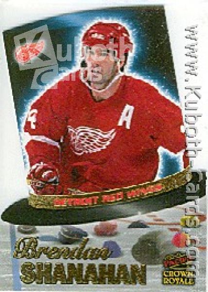 NHL 1997/98 Crown Royale Hat Tricks Die-Cuts - No 7 - Brendan Shanahan