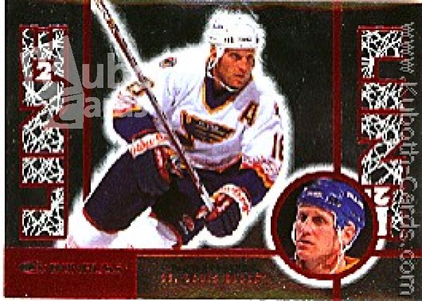 NHL 1997 / 98 Donruss Line 2 Line - No 18 of 24 - Brett Hull