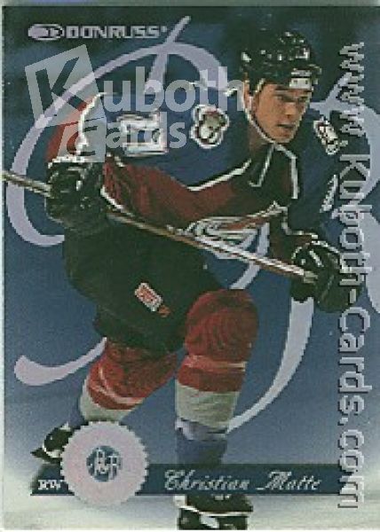 NHL 1997/98 Donruss Rated Rookies - No 6 of 10 - Matte