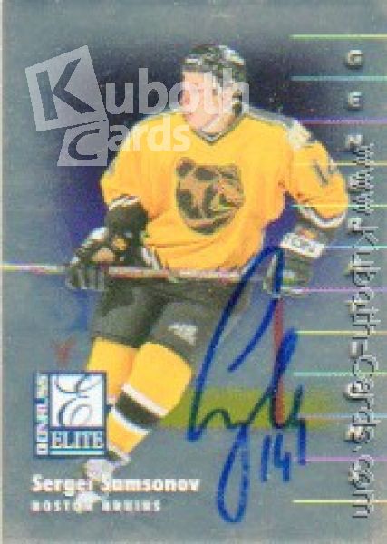 NHL 1997 / 98 Donruss Elite - No 134 - Sergei Samsonov - mint