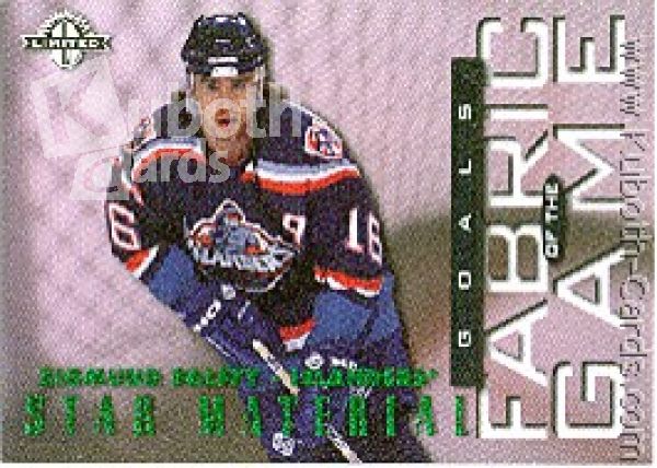 NHL 1997 / 98 Donruss Limited Fabric of the Game - No 24 of 72 - Zigmund Palffy