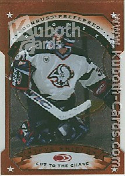 NHL 1997-98 Donruss Preferred Cut to the Chase - No 80 - Steve Shields