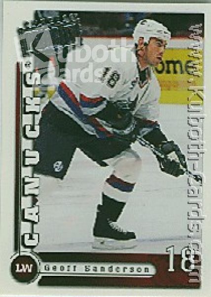 NHL 1997/98 Donruss Priority - No 50 - Geoff Sanderson