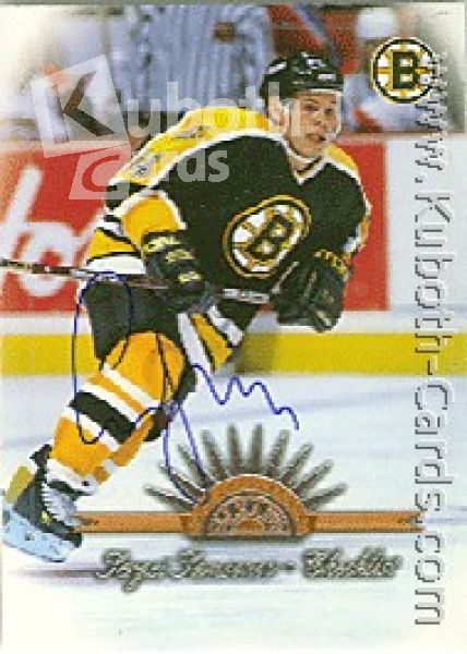 NHL 1997 / 98 Leaf - No 199 - Sergei Samsonov - Autograph