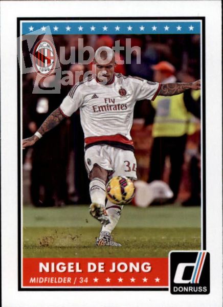 Fus 2015-16 Donruss - No 10 - Nigel de Jong