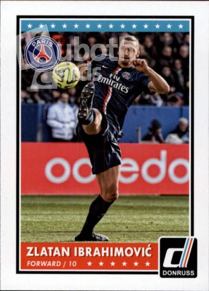 Fus 2015-16 Donruss - No 52 - Zlatan Ibrahimovic