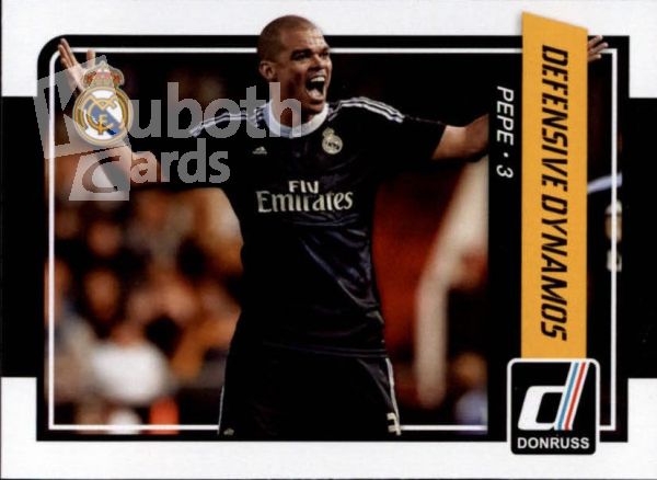 Fus 2015-16 Donruss Defensive Dynamos - No 8 - Pepe