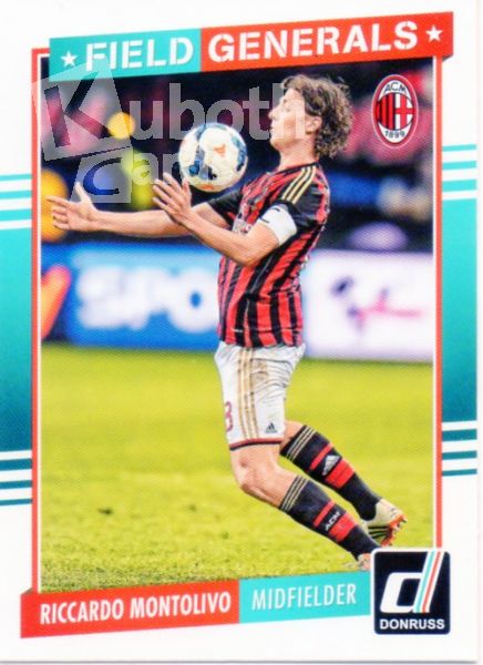 Fus 2015-16 Donruss Field Generals - No 12 - Riccardo Montolivo