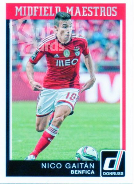 Fus 2015-16 Donruss Midfield Maestros - No 3 - Nico Gaitan