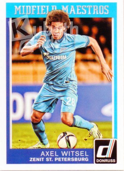 Fus 2015-16 Donruss Midfield Maestros - No 6 - Axel Witsel