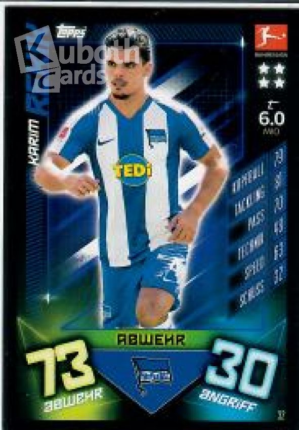 Fussball 2019-20 Topps Match Attax - No 32 - Karim Rekik