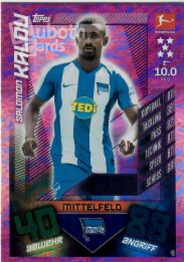 Fussball 2019-20 Topps Match Attax - No 45 - Salomon Kalou