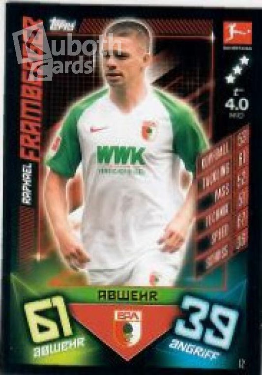 Fussball 2019-20 Topps Match Attax - No 12 - Raphael Framberger