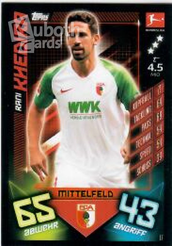 Fussball 2019-20 Topps Match Attax - No 17 - Rani Khedira