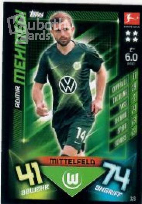 Soccer 2019-20 Topps Match Attax - No 326 - Admir Mehmedi