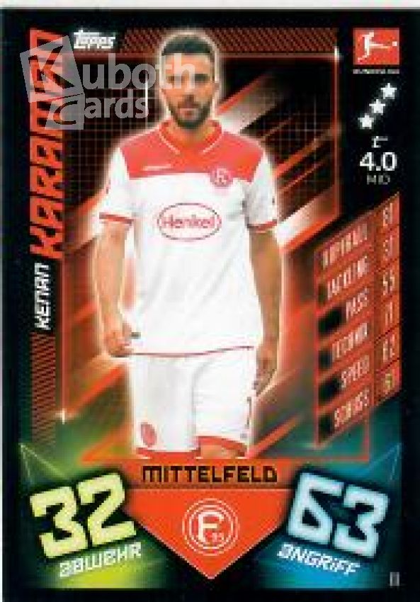 Fussball 2019-20 Topps Match Attax - No 111 - Kenan Karaman