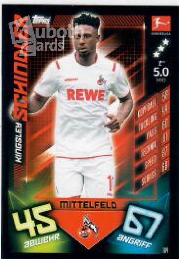 Fussball 2019-20 Topps Match Attax - No 184 - Kingsley Schindler