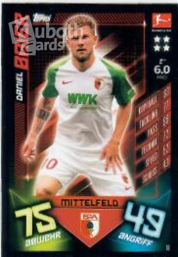 Soccer 2019-20 Topps Match Attax - No 18 - Daniel Baier