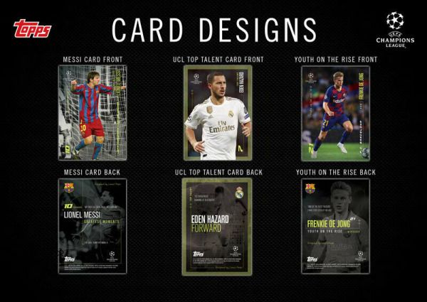 Soccer 2021 Topps UEFA Champions League Designed by Lionel Messi