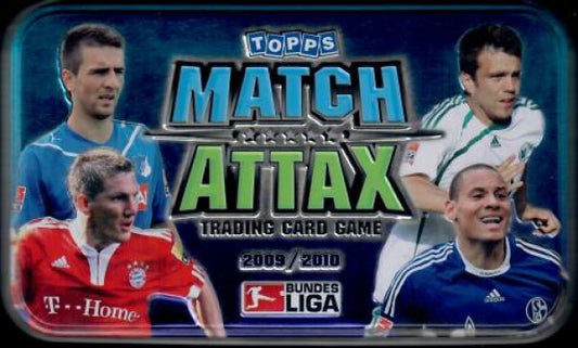 Football 2009-10 Topps Match Attax collection box motif 4 - empty