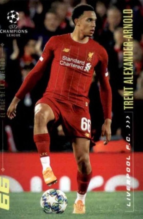 Soccer 2021 Topps UEFA Champions League Designed by Lionel Messi - Trent Alexander-Arnold