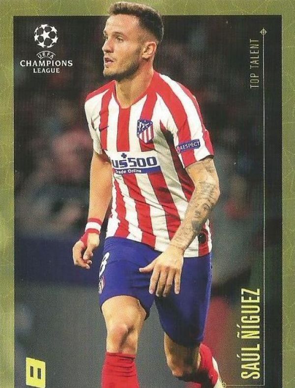 Fussball 2021 Topps UEFA Champions League Designed by Lionel Messi - Saul Niguez