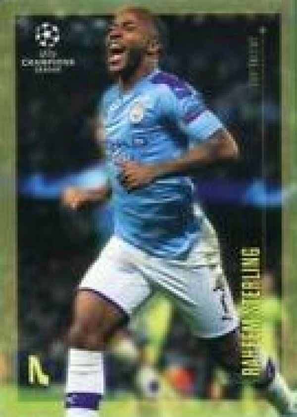 Soccer 2021 Topps UEFA Champions League Designed by Lionel Messi - Raheem Sterling