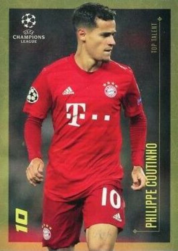 Soccer 2021 Topps UEFA Champions League Designed by Lionel Messi - Philippe Coutinho