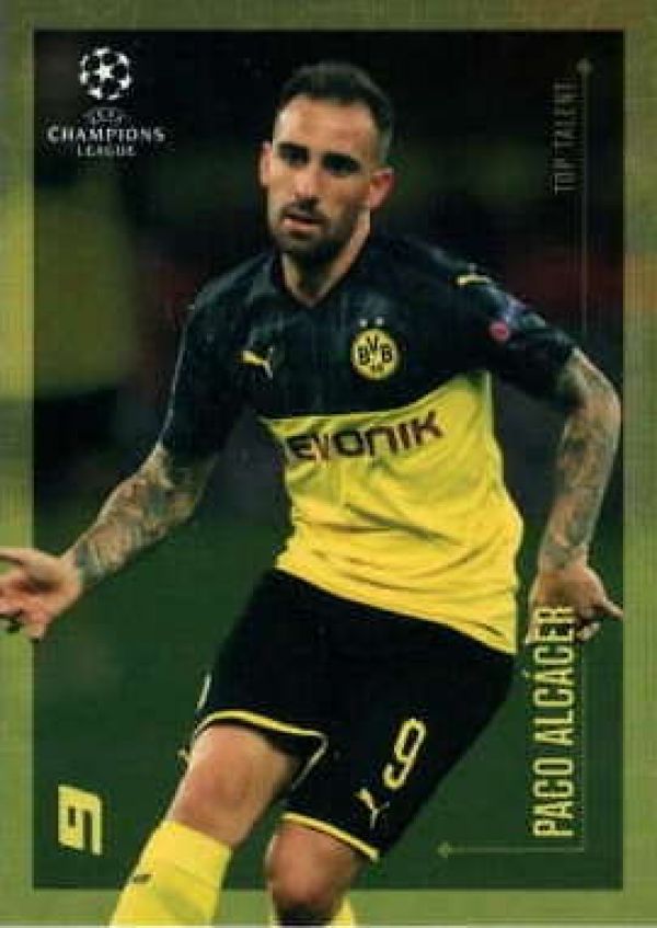 Soccer 2021 Topps UEFA Champions League Designed by Lionel Messi - Paco Alcacer