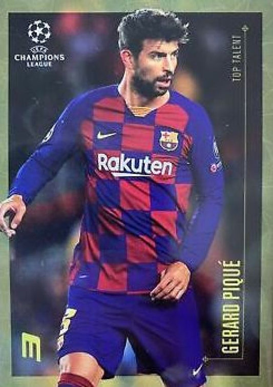 Fussball 2021 Topps UEFA Champions League Designed by Lionel Messi - Gerard Pique