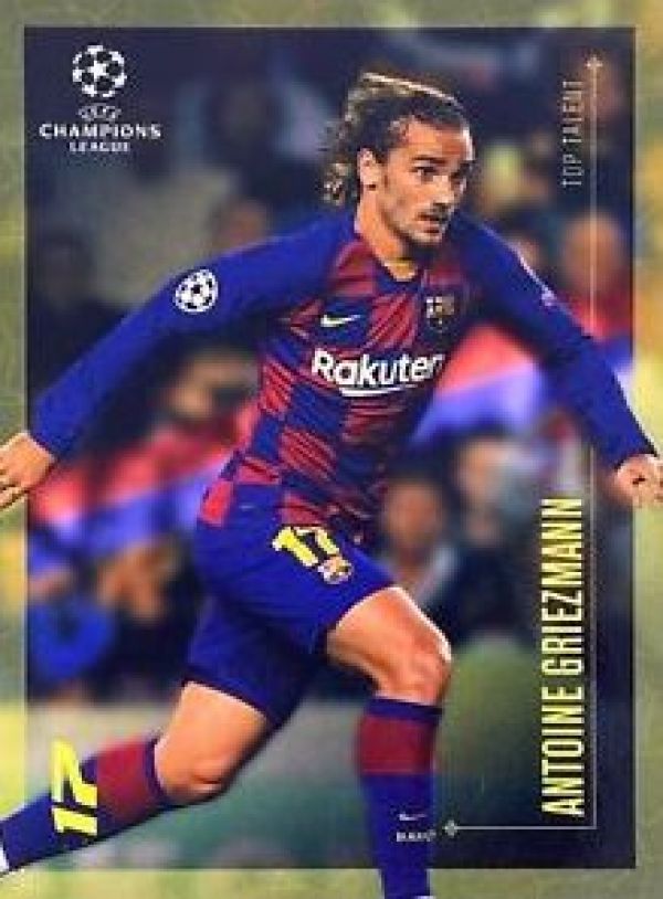 Fussball 2021 Topps UEFA Champions League Designed by Lionel Messi - Antoine Griezmann