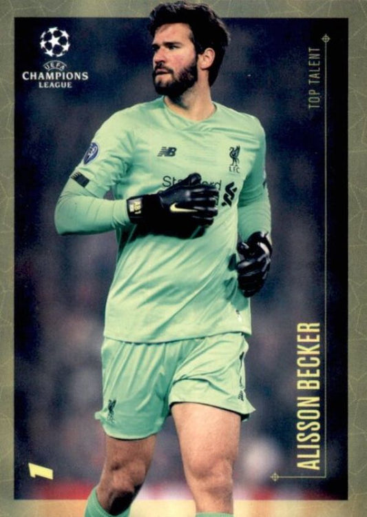 Soccer 2021 Topps UEFA Champions League Designed by Lionel Messi - Alisson Becker