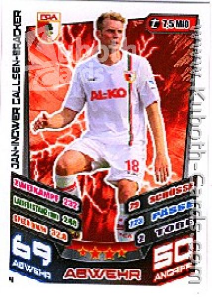 Soccer 2013-14 Topps Match Attax - No 4 - Callsen-Bracker