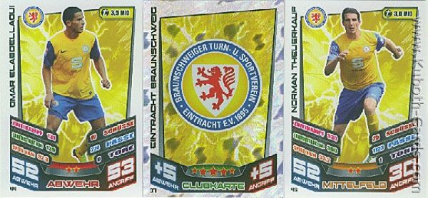 Fussball 2013-14 Topps Match Attax - No 37 - 54 - Braunschweig