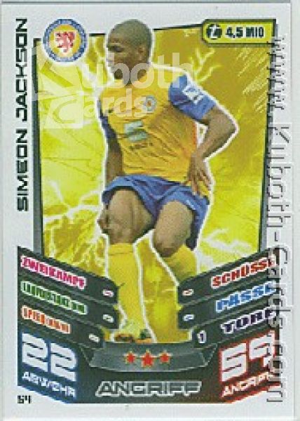 Soccer 2013-14 Topps Match Attax - No 54 - Simeon Jackson