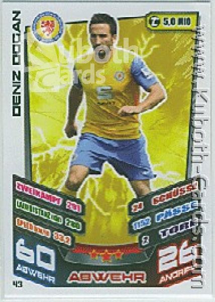 Soccer 2013-14 Topps Match Attax - No 43 - Deniz Dogan