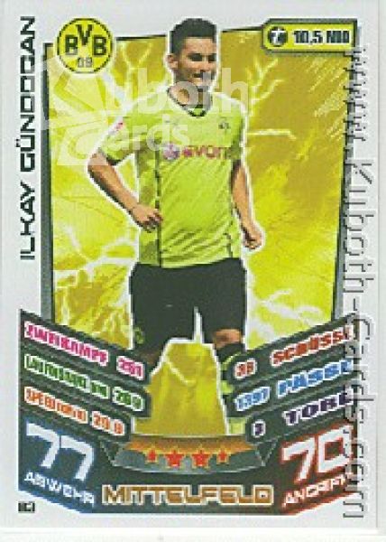 Soccer 2013-14 Topps Match Attax - No 82 - Ilkay Gundogan