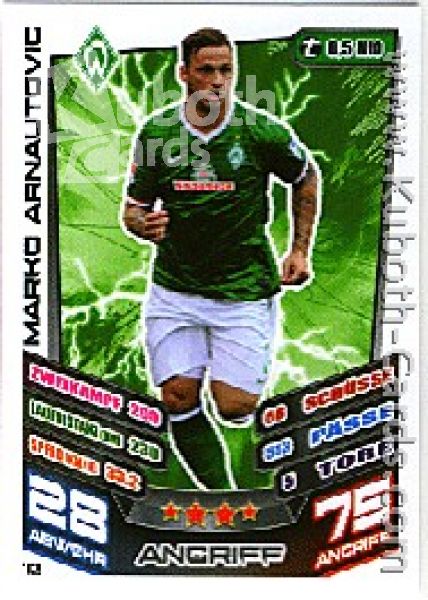 Soccer 2013-14 Topps Match Attax - No 72 - Marko Arnautovic