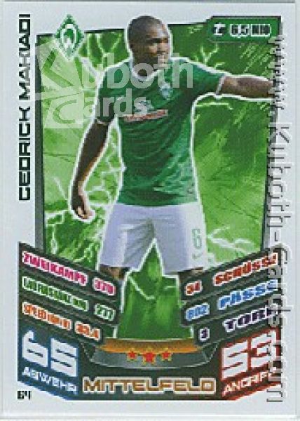 Soccer 2013-14 Topps Match Attax - No 64 - Cedrick Makiadi